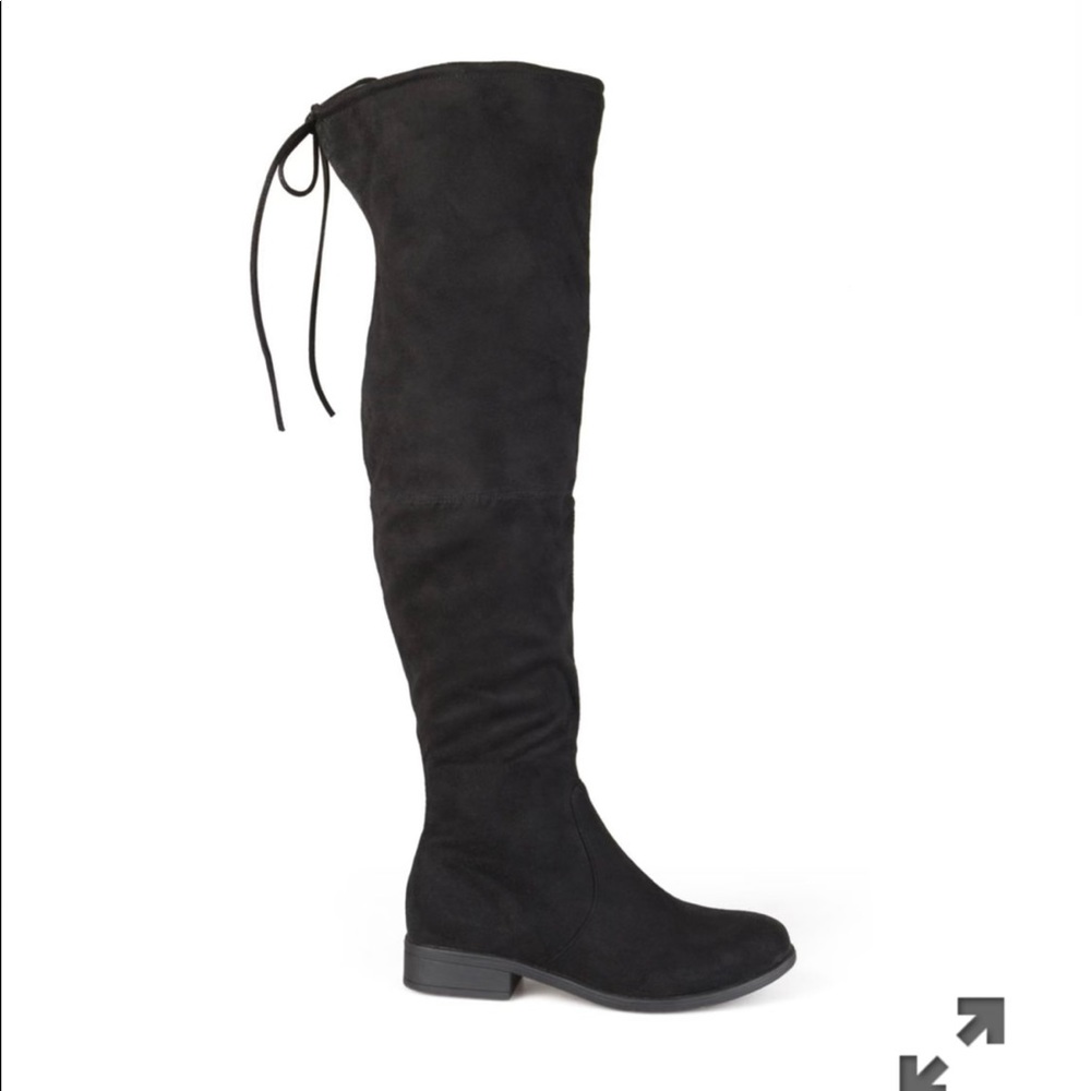 Women Knee High Black Boots Size 7 Journee Collection